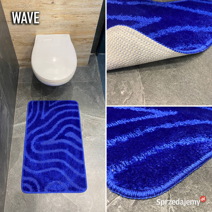 DYWANIK ŁAZIENKOWY 50X80 WAVE ANTYPOŚLIZOGWY 1 Białystok sprzedam