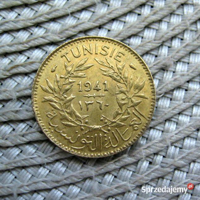 Tunezja Francuska 1 Frank 1941r Kalisz sprzedam