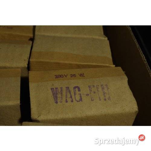 Żarówka trakcyjna WAGFEN 280 V 25 W B22 NOS PRL