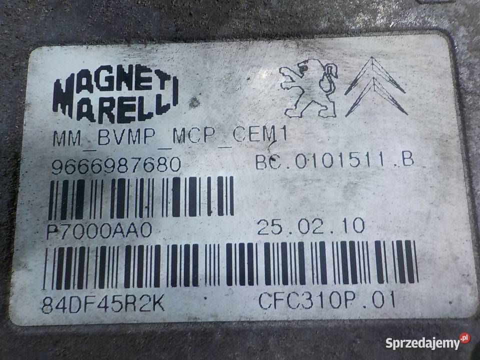 PEUGEOT 3008 I 16 HDI 10r 5D sterownik skrzyni Suków