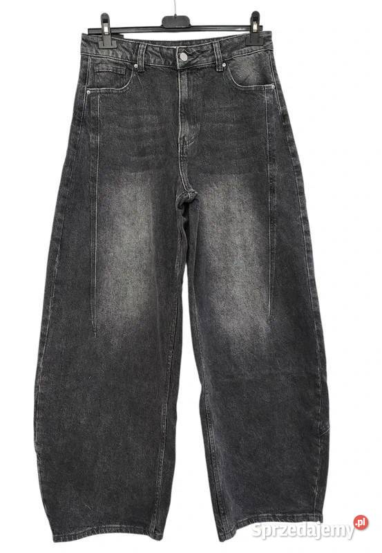 Spodnie o kroju Balloom Fit w kolorze szarym Odzież damska Wejherowo