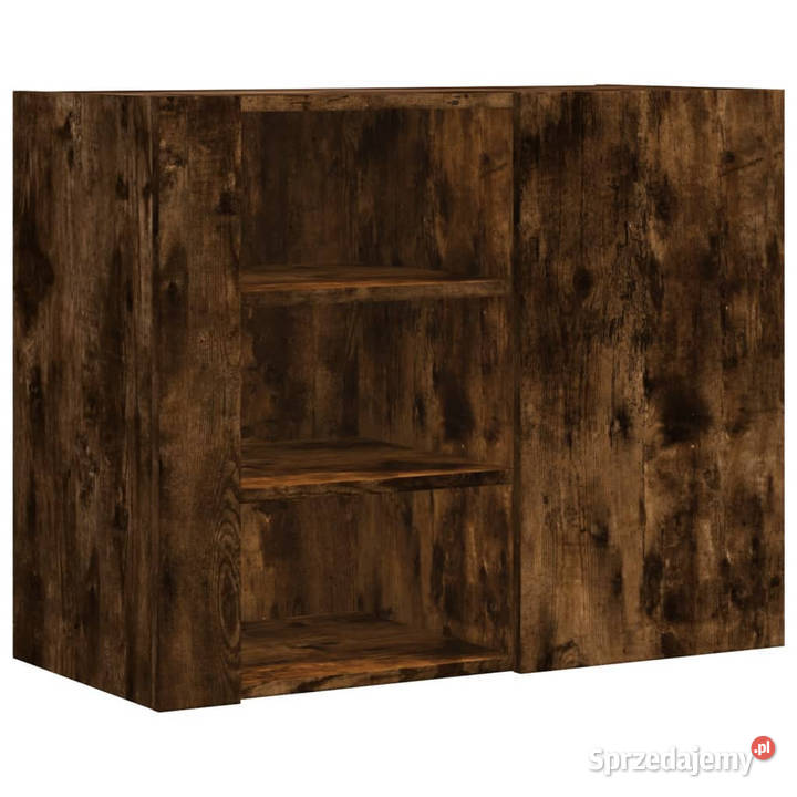 Szafka ścienna przydymiony dąb 75x35x60 WM848427 mazowieckie Warszawa