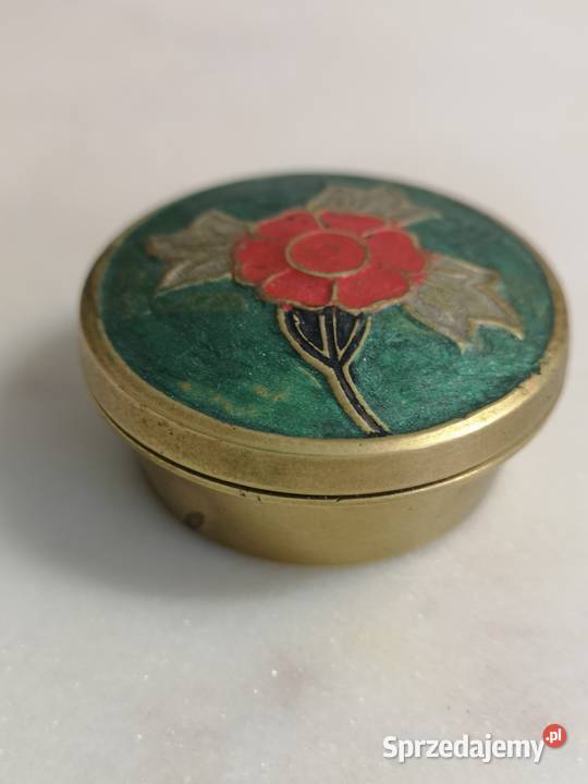 mosiężne puzderko na leki Toruń sprzedam