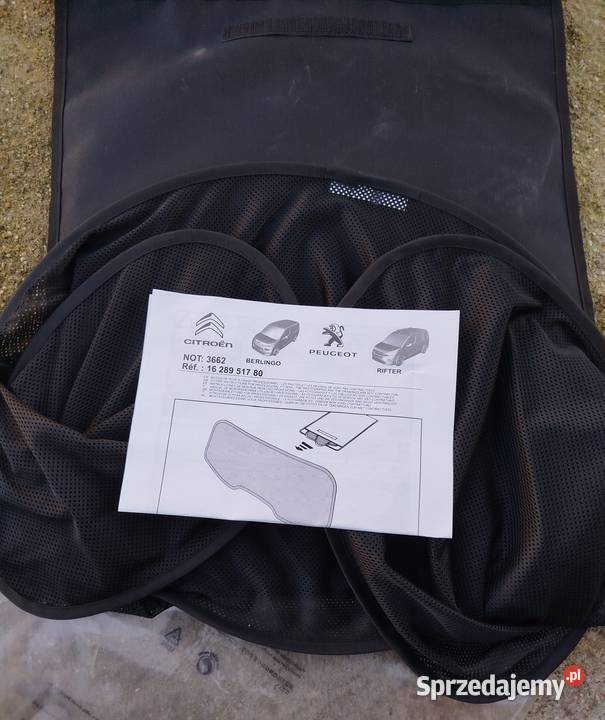Osłona przeciwsłoneczna tył Berlingo III łódzkie