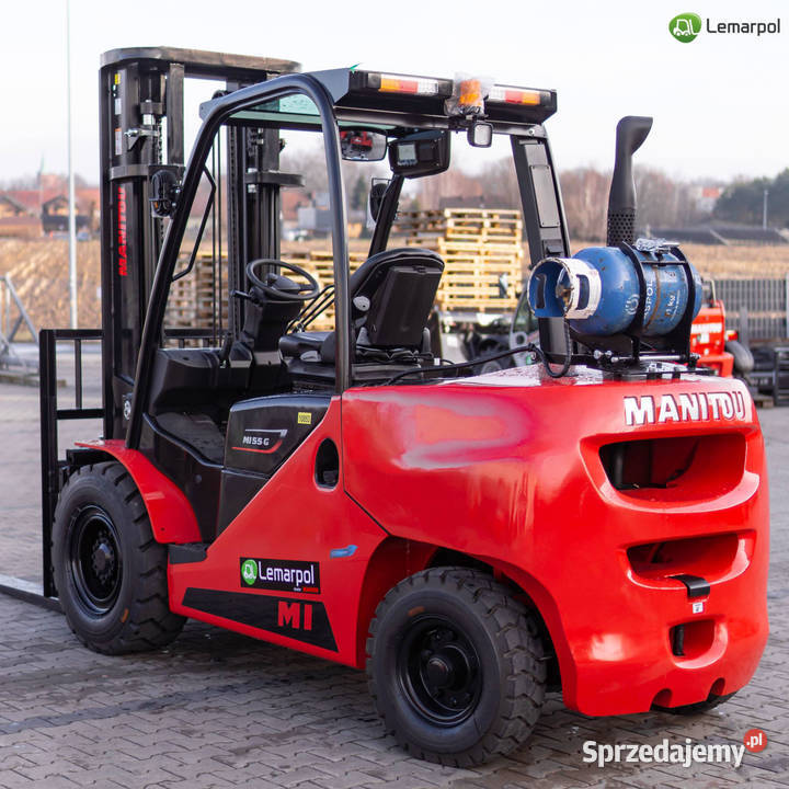 Wózek widłowy Manitou Mi55G 33m Zator
