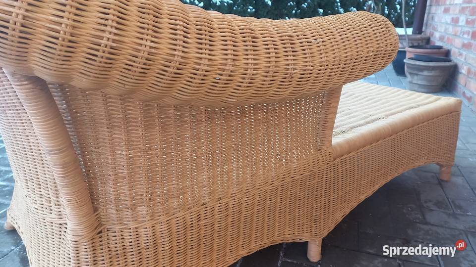 Leżanka wiklinowa rattanowa Szezlong Meble Gawroniec