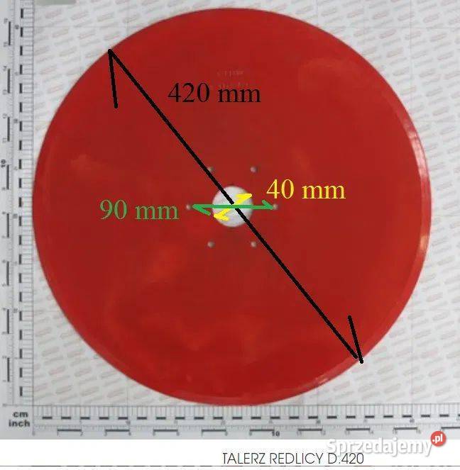 Talerz redlicy Gaspardo części G17722471 Września sprzedam