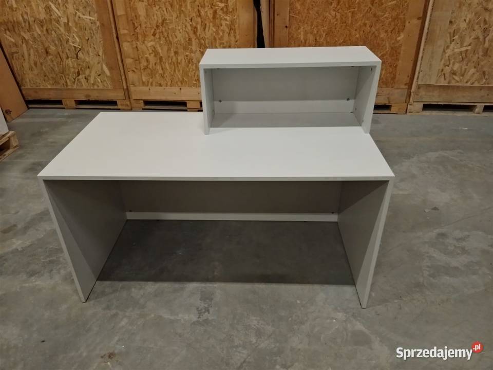 Lada recepcyjna biurko z nadstawką