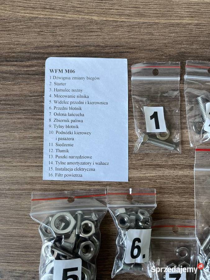 NOWY zestaw komplet śrub śruby NIERDZEWNE WFM Bielsko-Biała