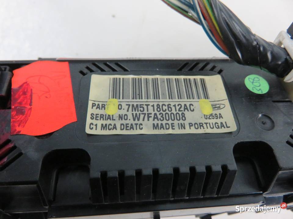 KLIMATRONIK FORD C I 7M5T18C612AC 2WTYCZKI Panele sterowania, przełączniki