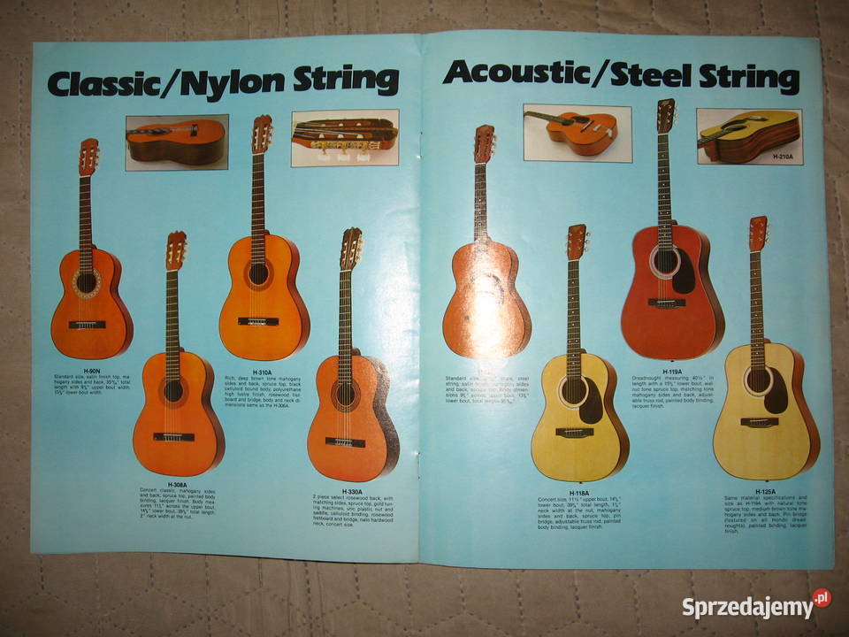 Hondo II 198081 Catalog katalog gitar pomorskie Kępice