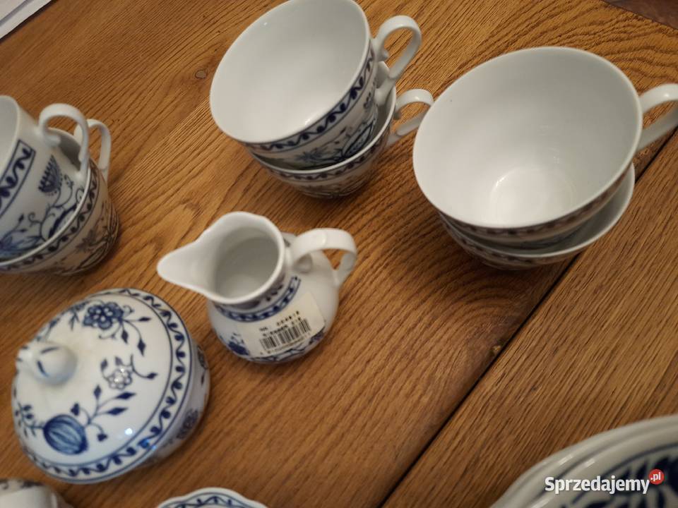 Porcelana marki Triptis Porzellan serwis Morąg