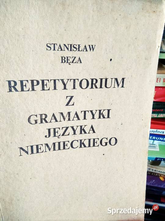 Repetytorium języka niemieckiego Bęza szkolne Antykwariat Warszawa