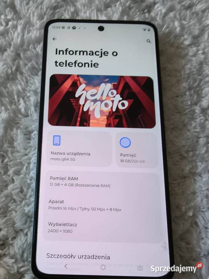Motorola g84 5G 12256GB podkarpackie Łańcut