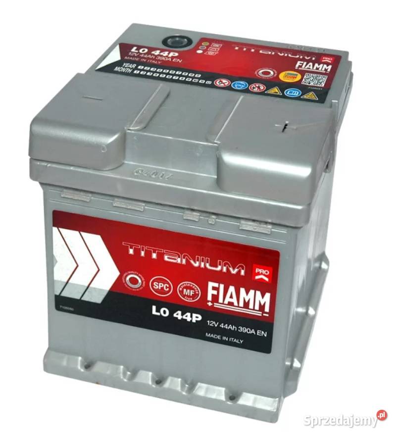 Akumulator FIAMM TITANIUM PRO FIAT 12V 44Ah 390A Biała Podlaska