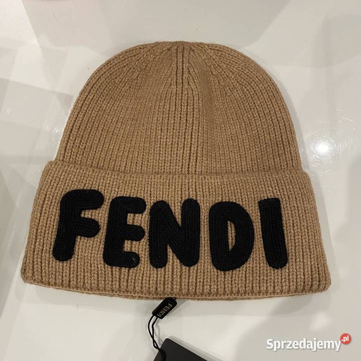 Czapka zimowa brązowa Fendi Rzeszów