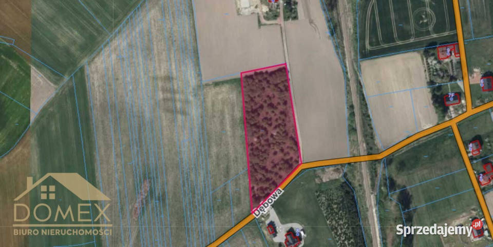 sprzedaży działki Czernica 7500m2