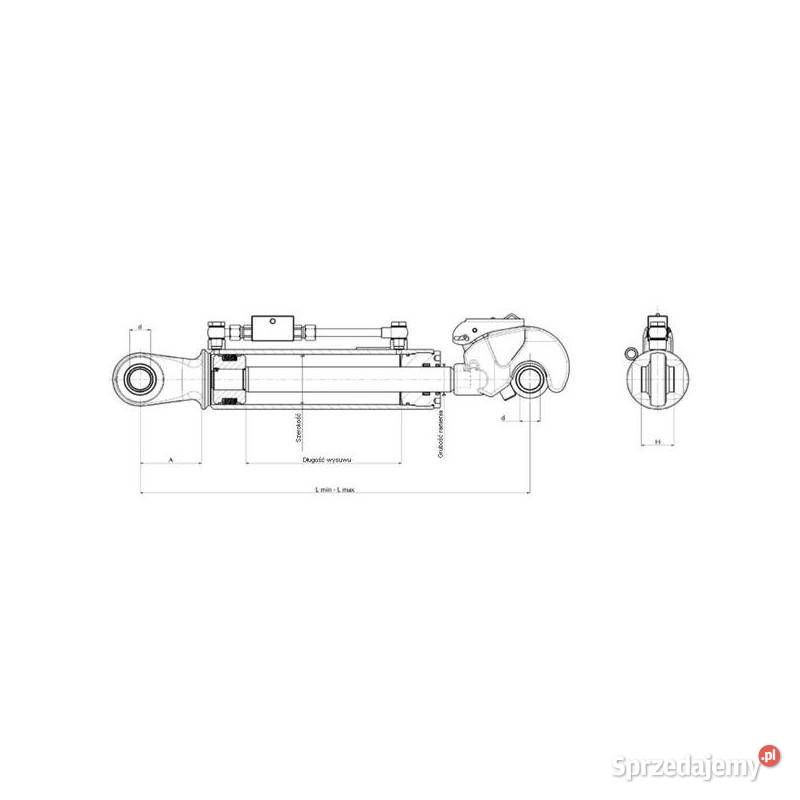 Łącznik centralny hydrauliczny kat2 604884MM bez małopolskie Kamionna