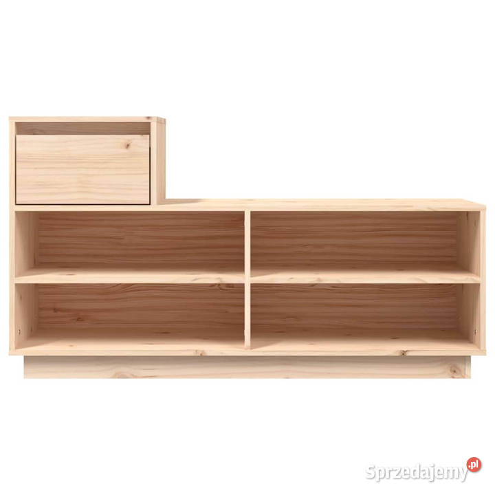 Szafka na buty 110x34x61 lite drewno sosnowe
