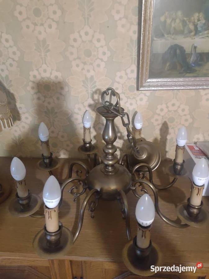 Lampa wisząca retro imitacja świeca Pozostałe Nowa Sól sprzedam