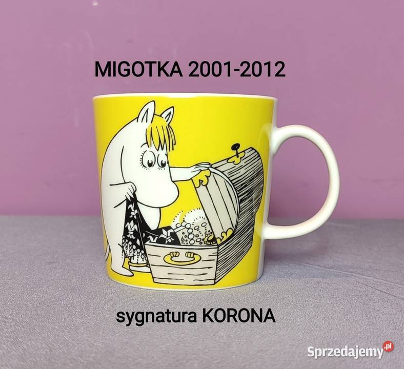 Muminki KUBEK Moomin Arabia Finland sygnatura