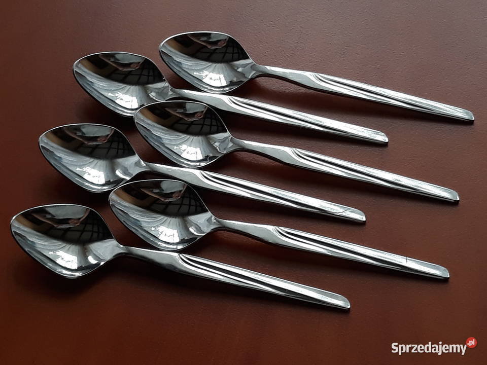 Łyżeczki do herbaty Polwid sztućce PRL