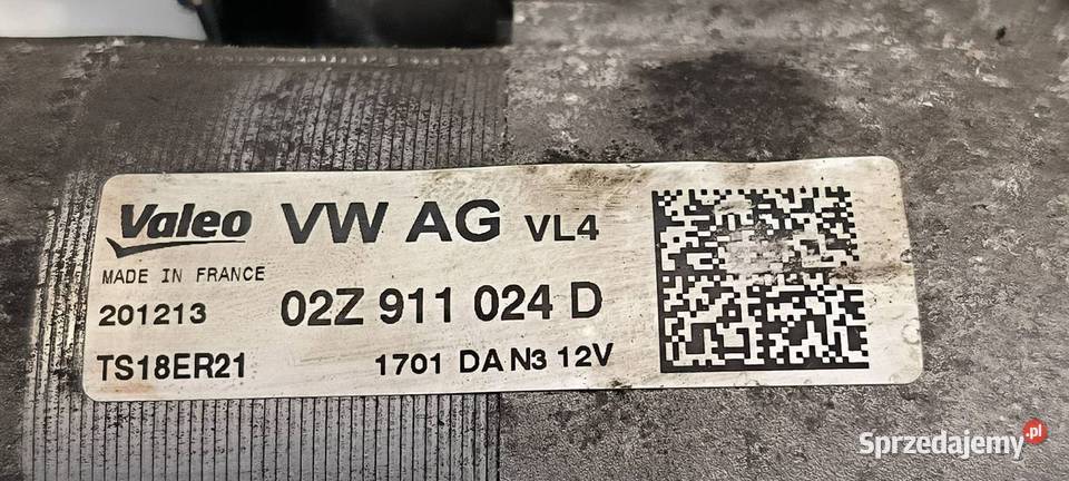 ROZRUSZNIK SKODA OCTAVIA III 02Z911024D Pozostałe kujawsko-pomorskie Lipno