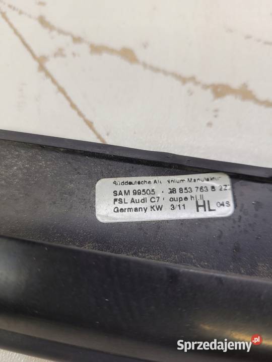 LISTWA DRZWI LEWY TYŁ AUDI A7 4G8853763B Przystajń