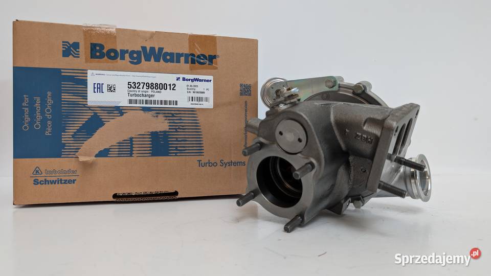 Nowa turbosprężarka BorgWarner KKK 53279880012 mazowieckie Siedlce
