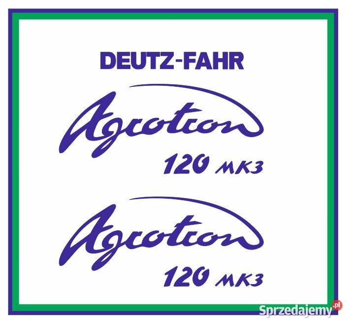 Naklejki DeutzFahr Agrotron 130 Ciągnik Traktor Ostrów Wielkopolski