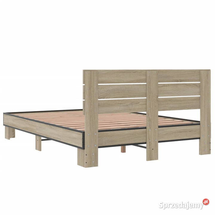 Rama łóżka dąb sonoma materiał drewnopochodny 81cm Warszawa