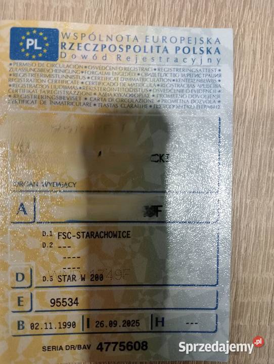 star 200 SPECJALNY pozostałości diesel mazowieckie Nasielsk sprzedam