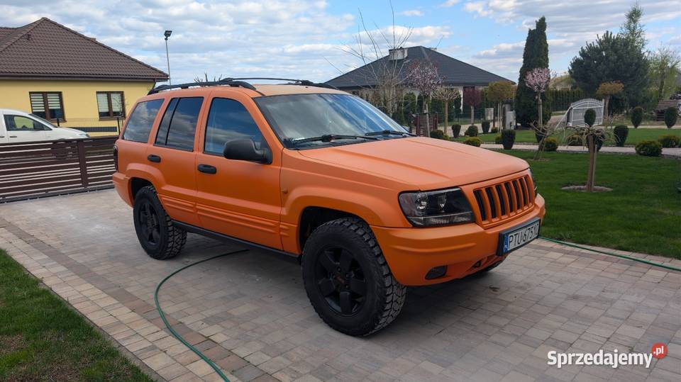 Jeep Grand Cherokee 27 CRD Laredo jedyny taki WJ pomarańczowy Grand Cherokee sprzedam