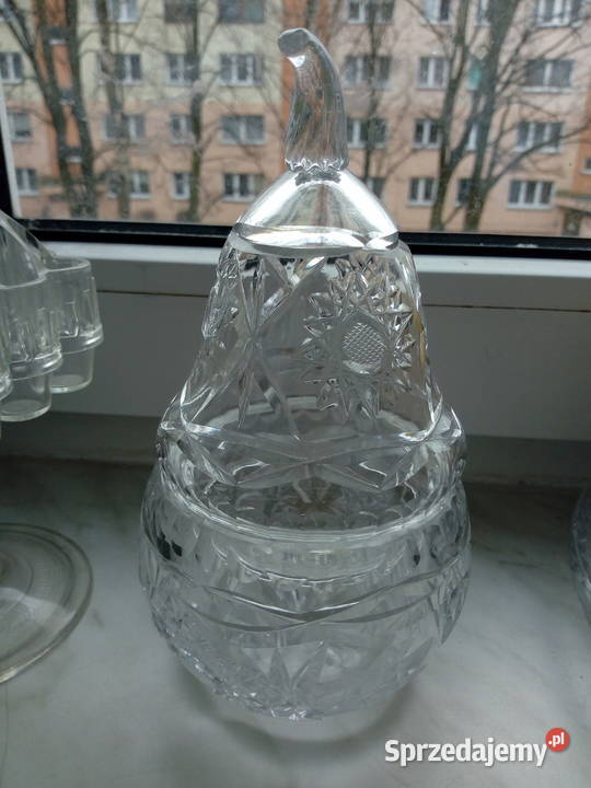 Kryształowa gruszka bombonierka zachodniopomorskie Choszczno