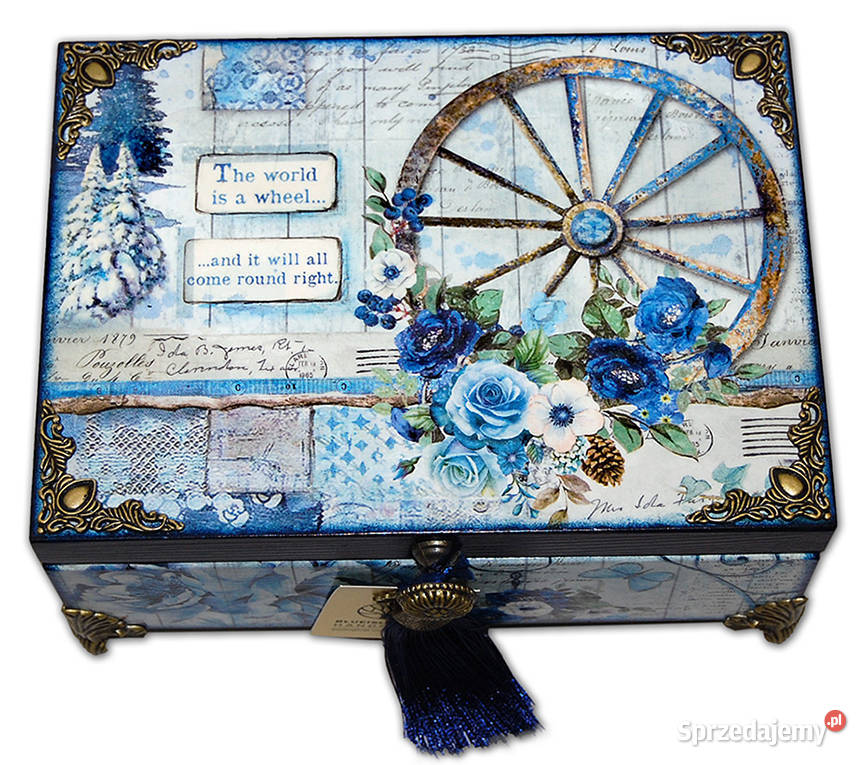 HERBACIARKA pudełko drewniane SZKATUŁKA 6 Bydgoszcz