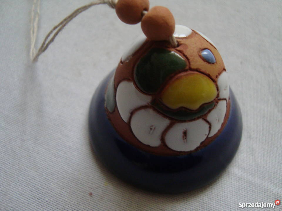 dzwoneczek z gipsu ozdoba
