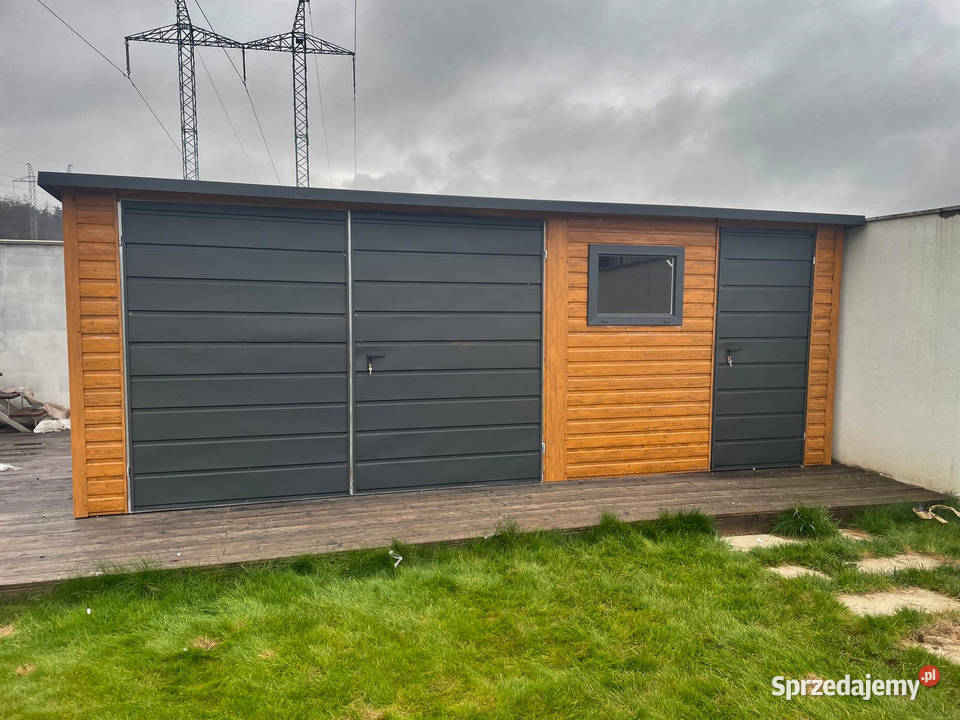 Domek ogrodowynarzędziowy 5x4 drewnopodobny Lublin