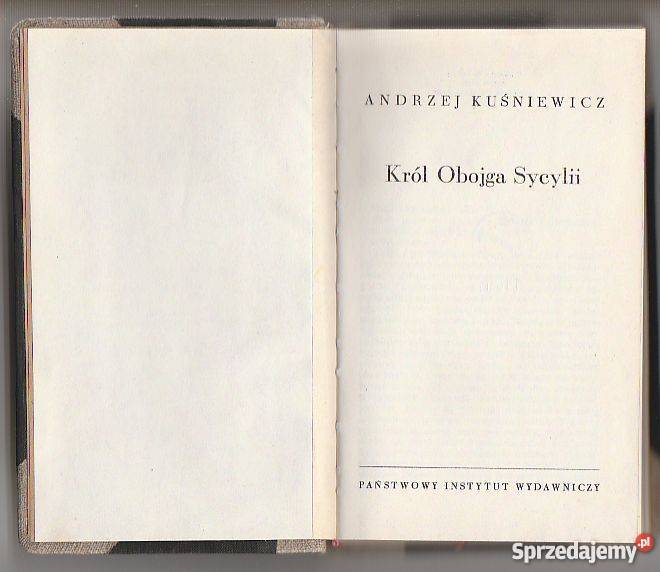 7320 KRÓL OBOJGA SYCYLII ANDRZEJ KUŚNIEWICZ