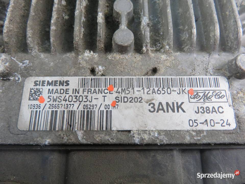 STEROWNIK FORD FOCUS C 18 TDCi 4M5112A650JK Motoryzacja małopolskie