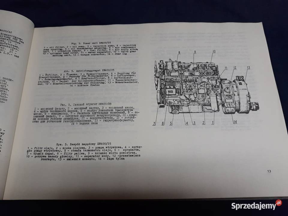 Silnik SW400 leyland instrukcja Autosan Star Przemyśl