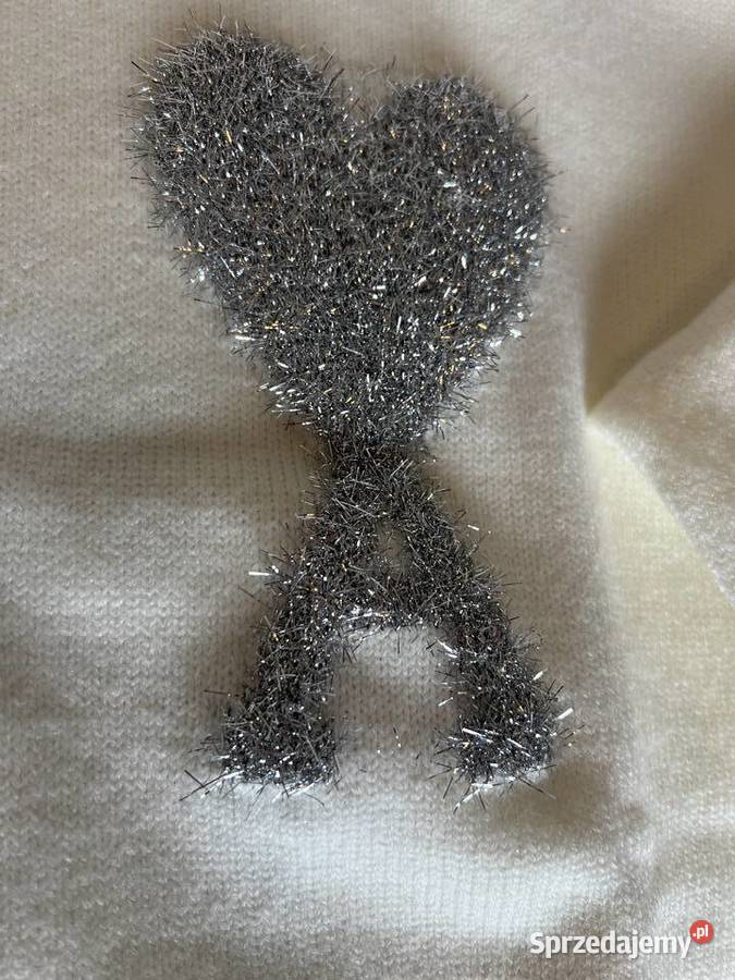 Golf biały rozmiar M wełna