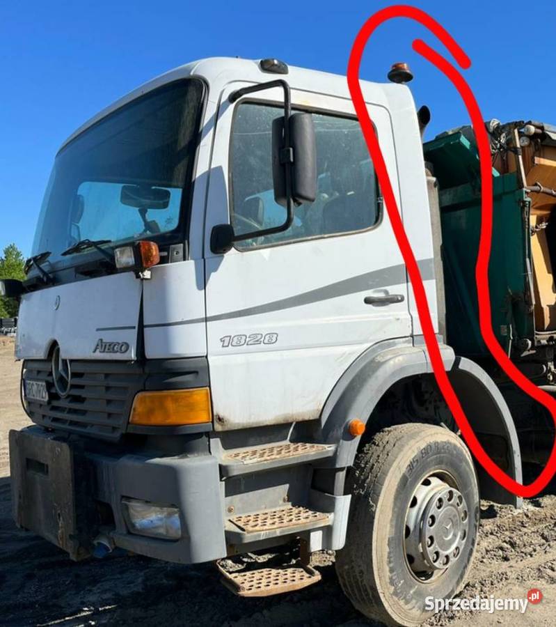 Tłumik zakabinowy Mercedes Atego 1828 Budowlany Rzędowice