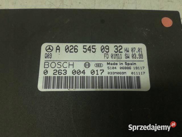 MODUŁ PDC 0265450932 MercedesBenz Eklasa II W210 Komputery