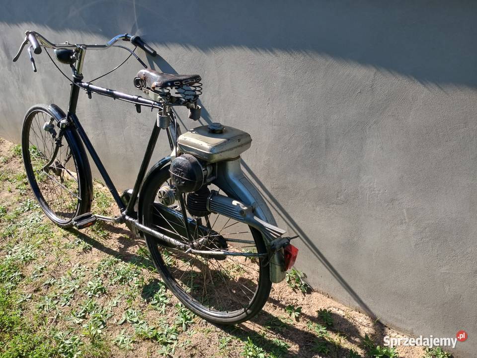 Rower Gazelle z silnikiem BFC zabytkowy antyk Rowery i akcesoria Kurzętnik