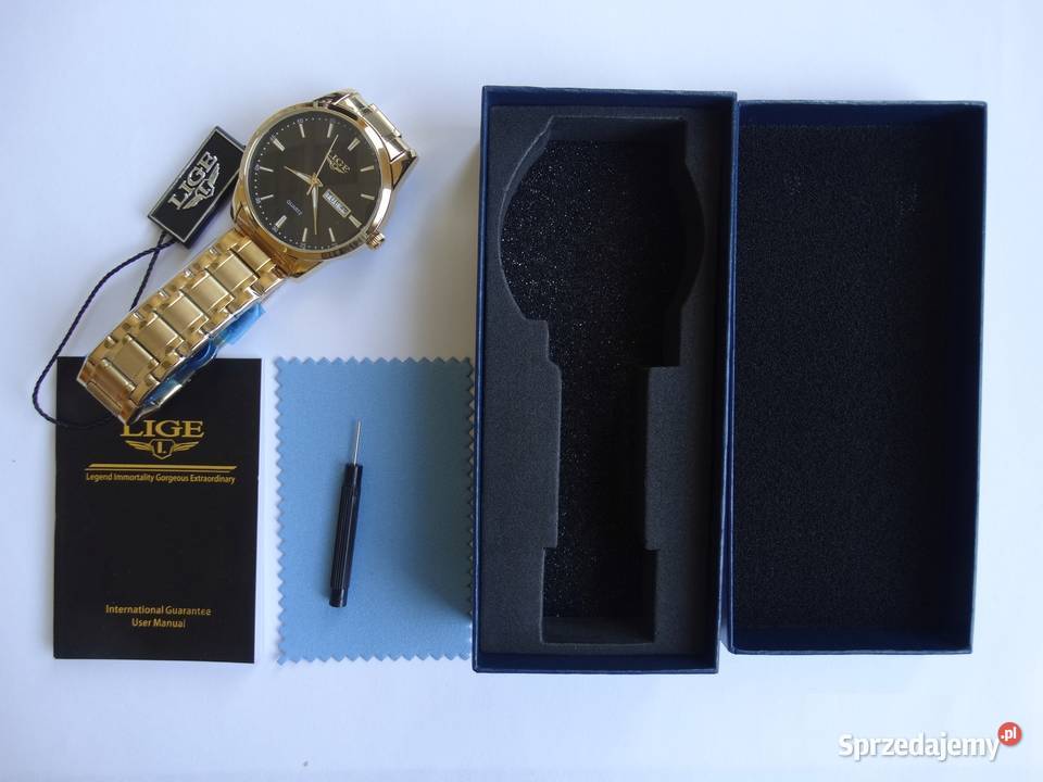 Zegarek męski klasyczny złoty garniturowiec Gorzów Wielkopolski