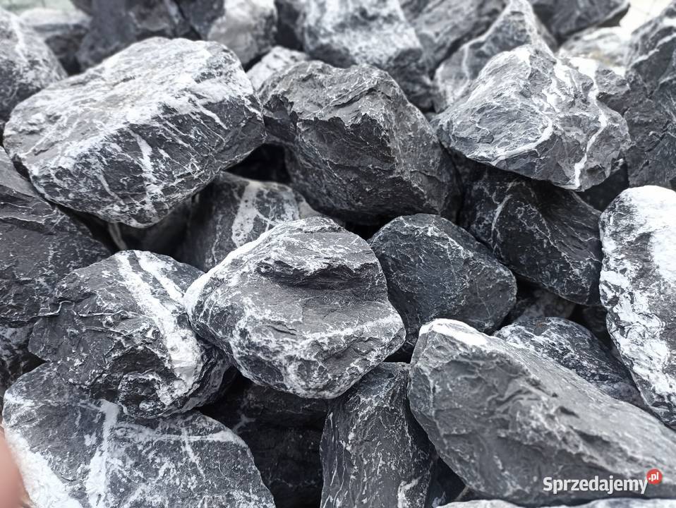 Kamień bryła Nero Venato Skała kamień ozdobny