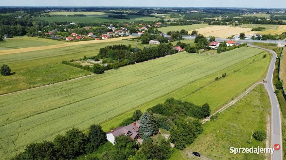 Snopków 74ar Gmina Jastków Media sprzedam