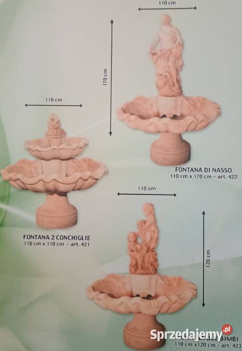 Fontanny ogrodowe Ubyszów