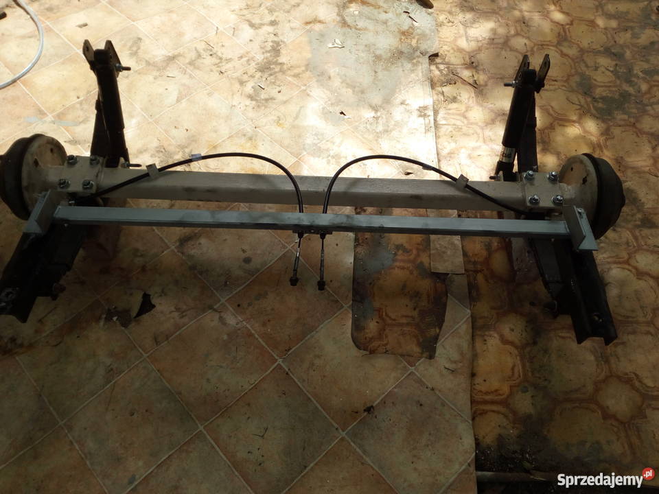 Oś HAMOWANA NA RESORACH ośka resor przyczepka Pozostałe kujawsko-pomorskie Aleksandrów Kujawski