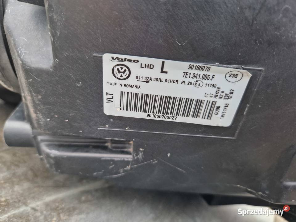 VW T6 reflektor ORG EU dostawcze Mielec sprzedam